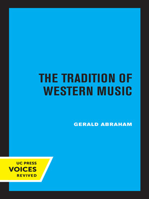 cover image of The Tradition of Western Music